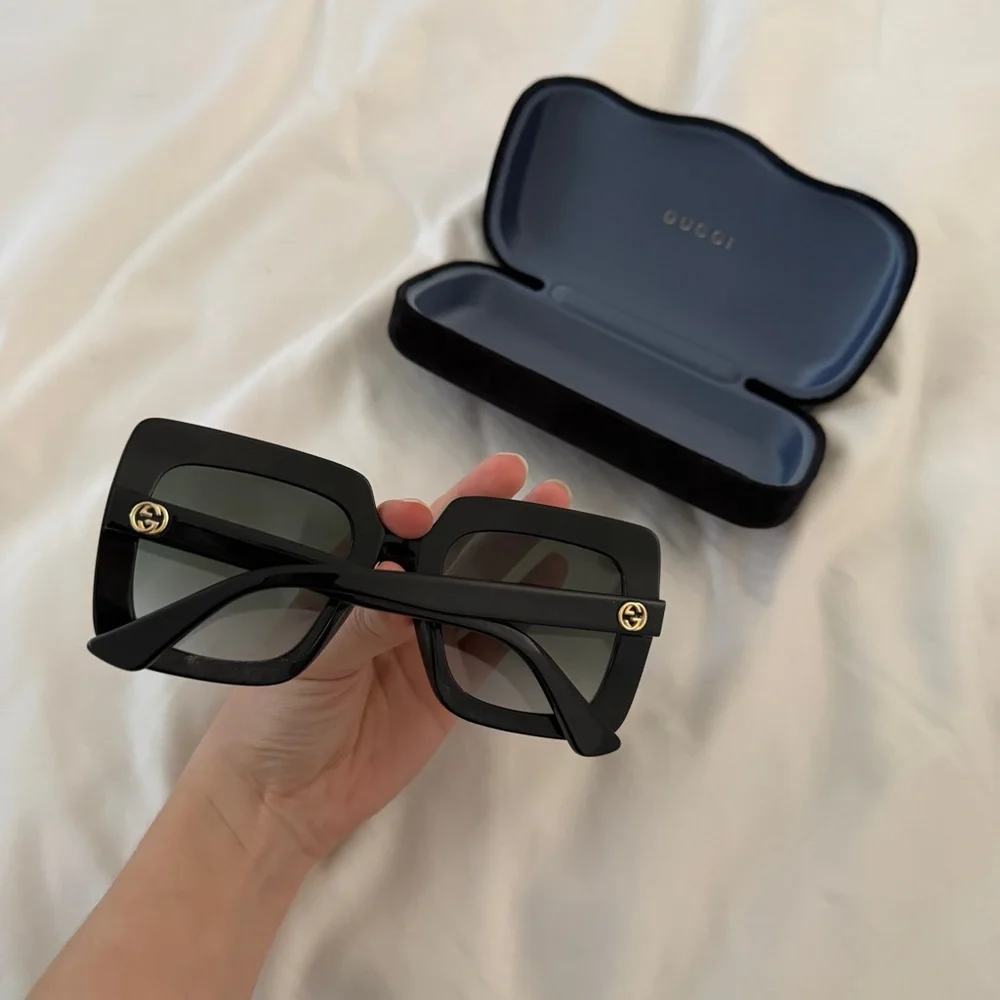 Gucci Dark Square Sunglasses - Picture 2 of 4